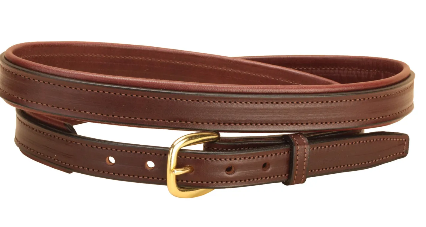 TORY LEATHER Padded Leather Belt