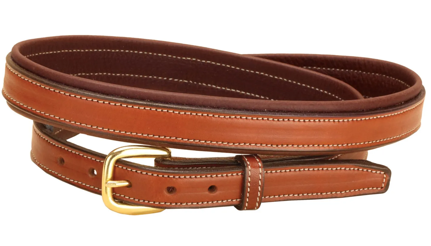 TORY LEATHER Padded Leather Belt