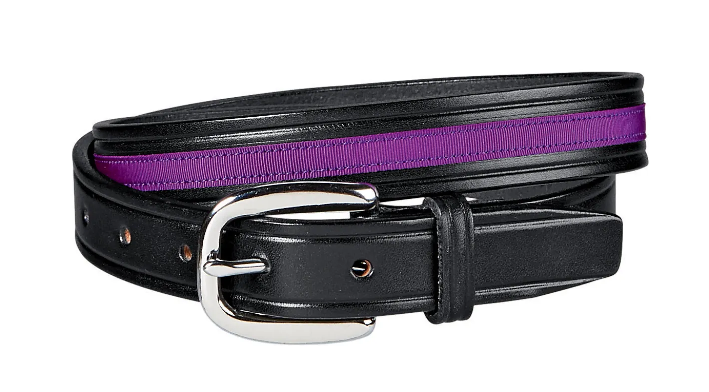 TORY LEATHER Ribbon & Snaffle Bits Belt