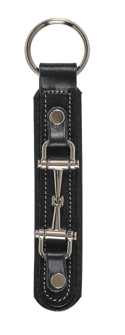 Kids TORY LEATHER Snaffle Bit Padded Leather Key Chain