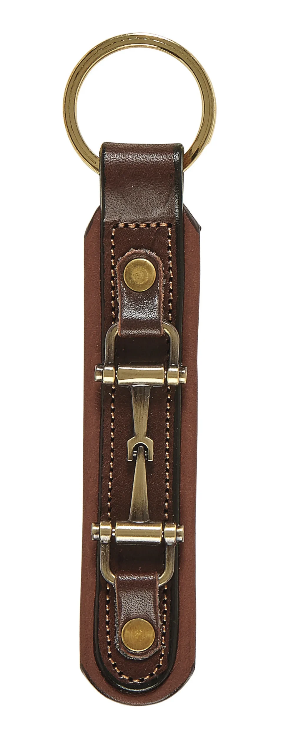 Kids TORY LEATHER Snaffle Bit Padded Leather Key Chain