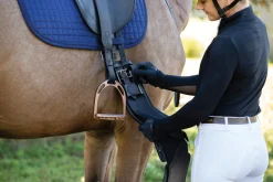 TOTAL SADDLE FIT StretchTec Shoulder Relief Dressage Girth™ with Leather Liner