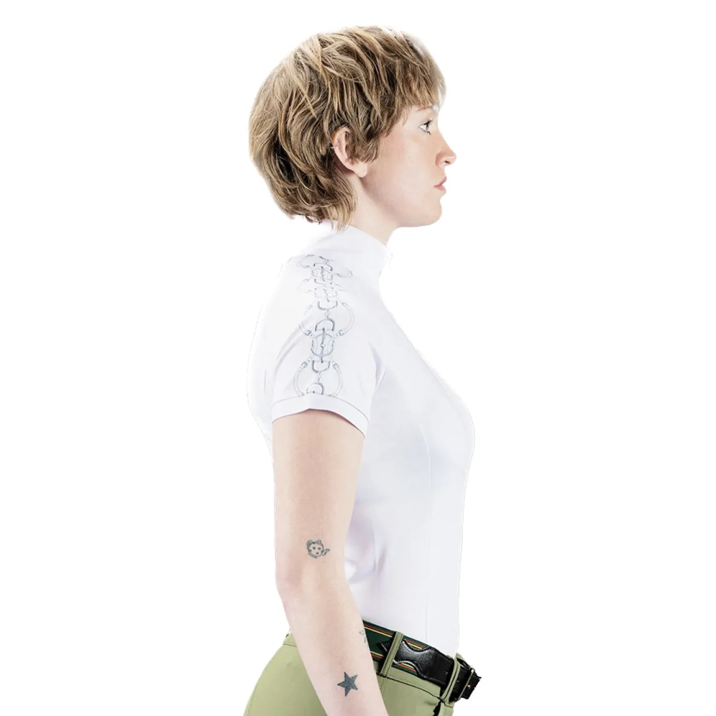 TREDSTEP-CLOTHING Tredstep Ireland™ Ladies’ Snaffle Short Sleeve Competition Shirt