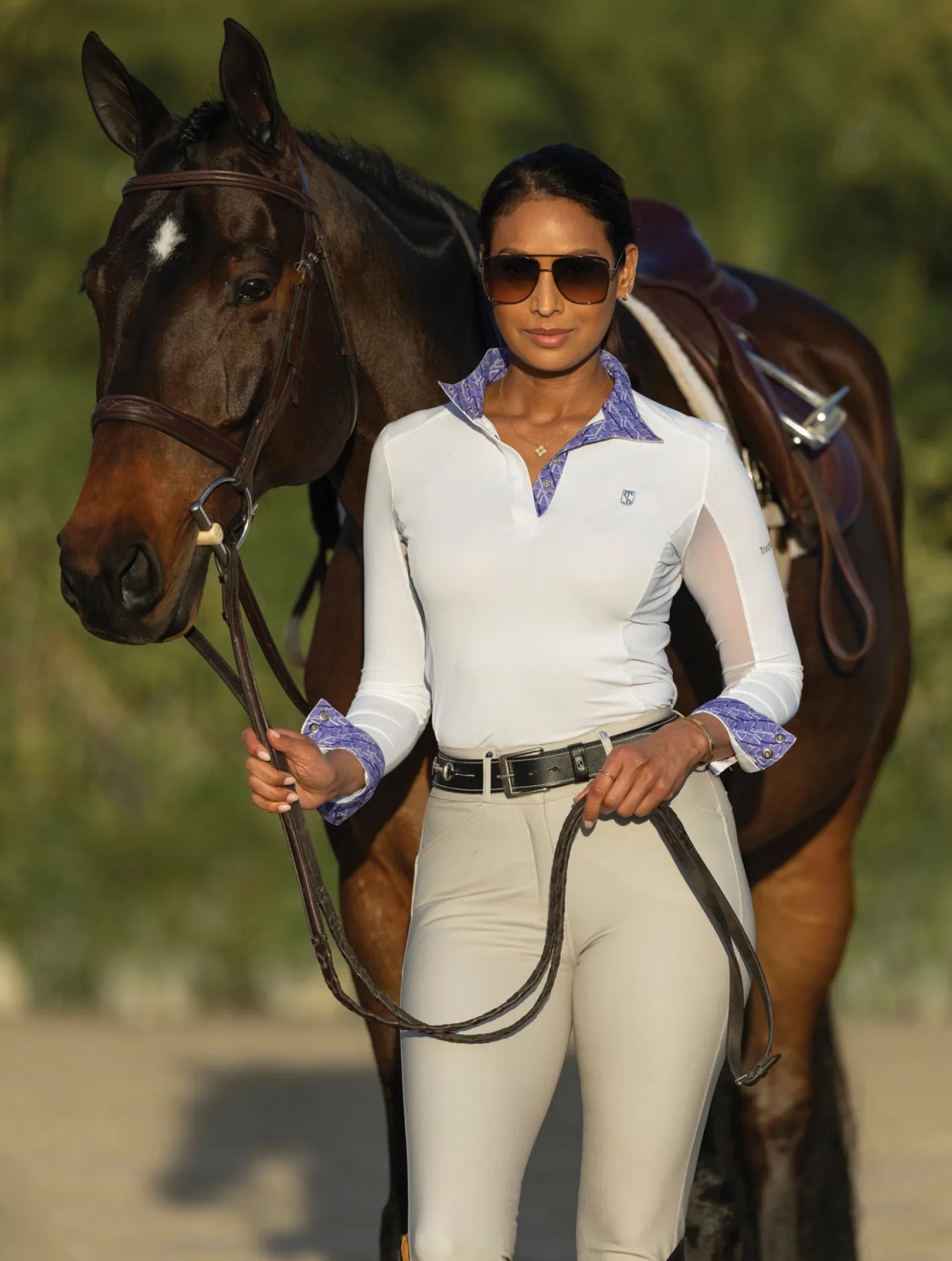 QUANZHOU YOUAI TEXTI Tredstep™ Ladies’ Paris Long Sleeve Competition Shirt