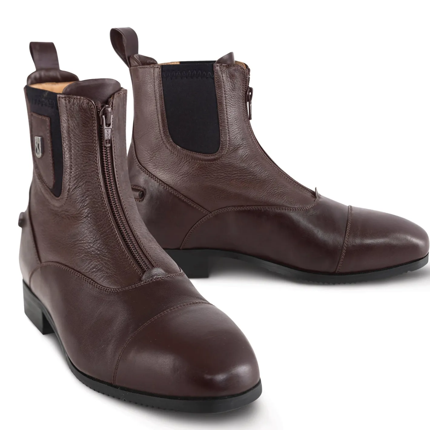Women PASSIONATE HORSE LTD Tredstep™ Men’s Medici II Front-Zip Paddock Boots