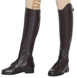 Kids JPC EQUESTRIAN TuffRider® Children’s Starter Back-Zip Synthetic Leather Field Boots in Mocha