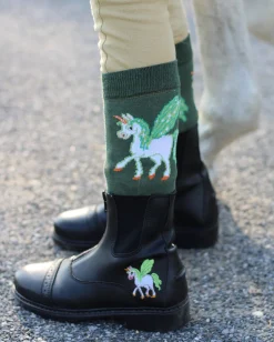 Kids JPC EQUESTRIAN TuffRider® Children's Unicorn Starter Front-Zip Paddock Boot