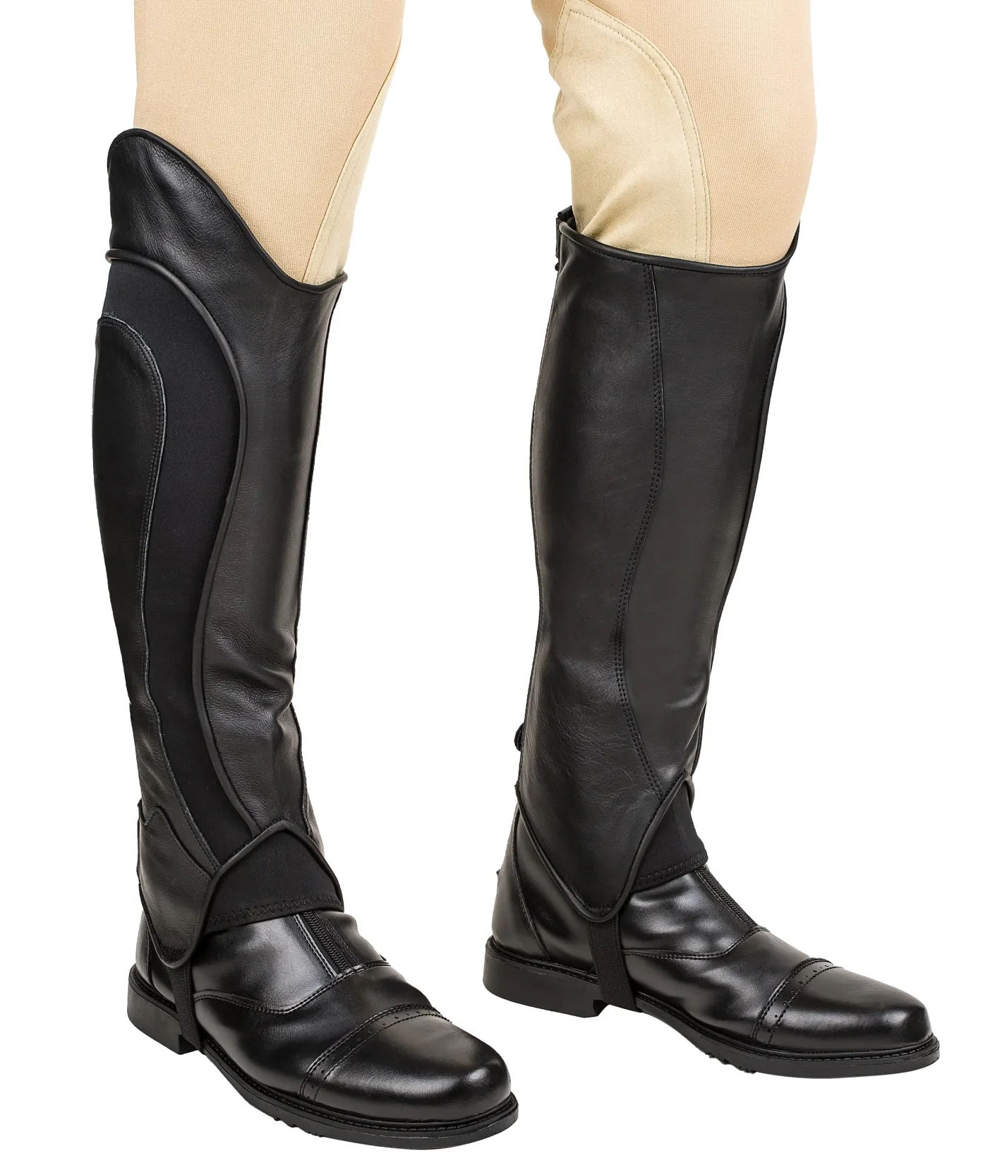 JPC EQUESTRIAN TuffRider® Men’s Derby Leather Half Chaps