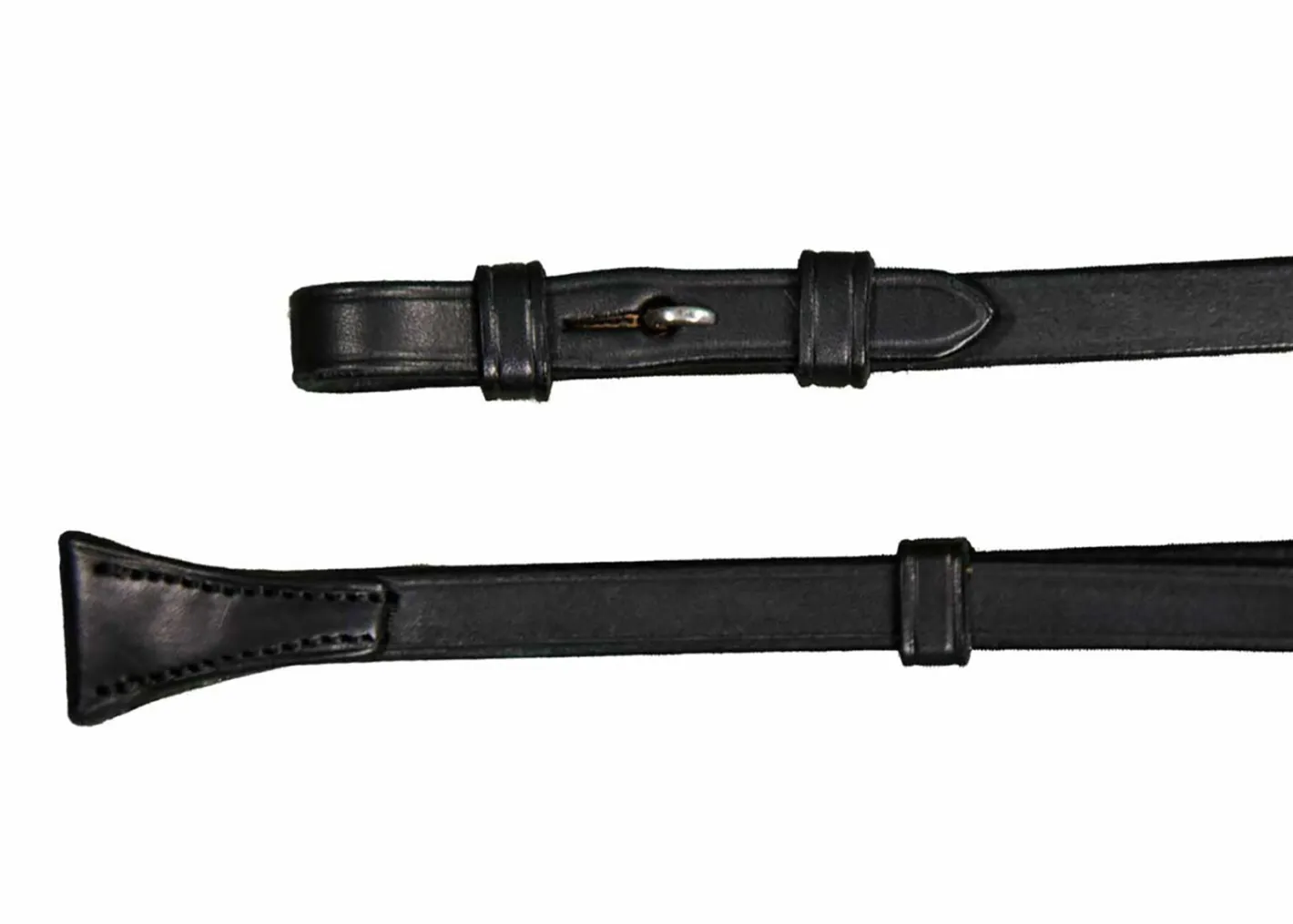 WORLD EQUSTRN BRNDS Vespucci Dressage Curb Reins with Hook Studs