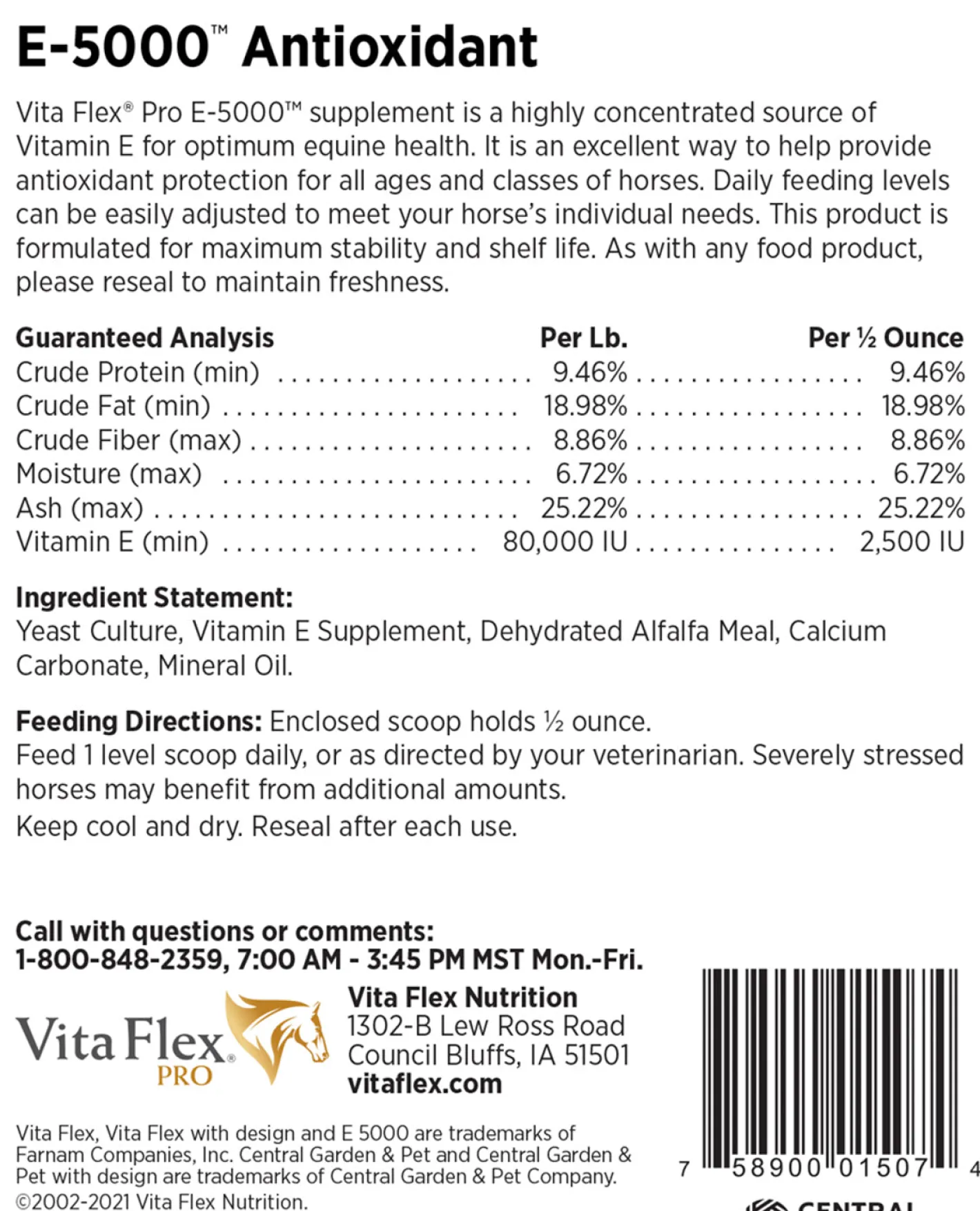 CENTRAL LIFE SCIENCE Vita Flex® Pro E-5000™