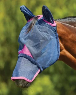 WEATHERBEETA ® ComFiTec™ Deluxe Durable Mesh Fly Mask with Ears & Nose
