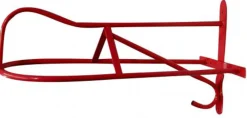 SHILOH STABLES TACK Western or English Wall-Mount Saddle Rack with Hook