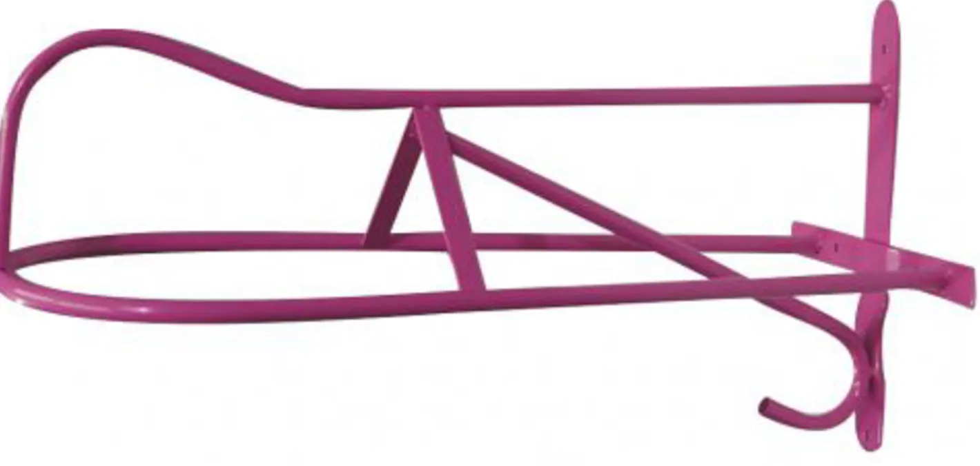 SHILOH STABLES TACK Western or English Wall-Mount Saddle Rack with Hook