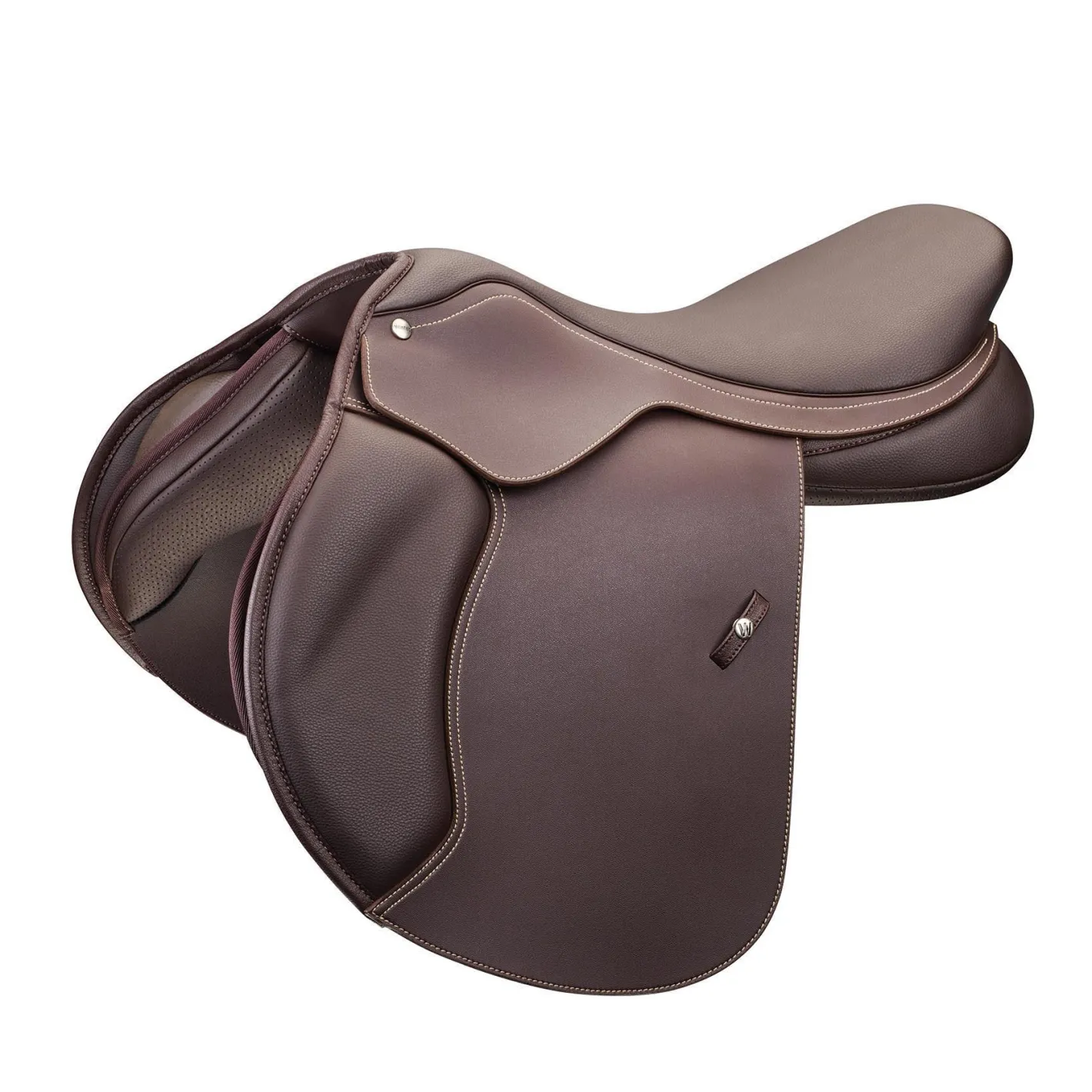SADDLERY BRANDS INTL Wintec 500 Close Contact Saddle with Flocked Panels