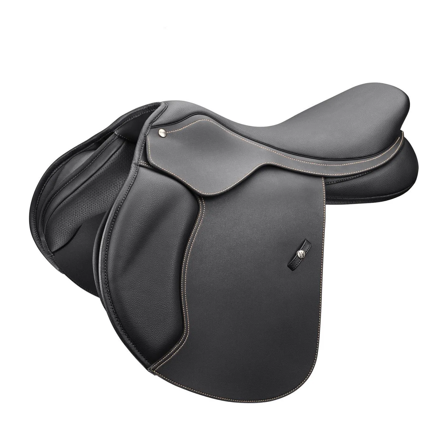SADDLERY BRANDS INTL Wintec 500 Close Contact Saddle with Flocked Panels