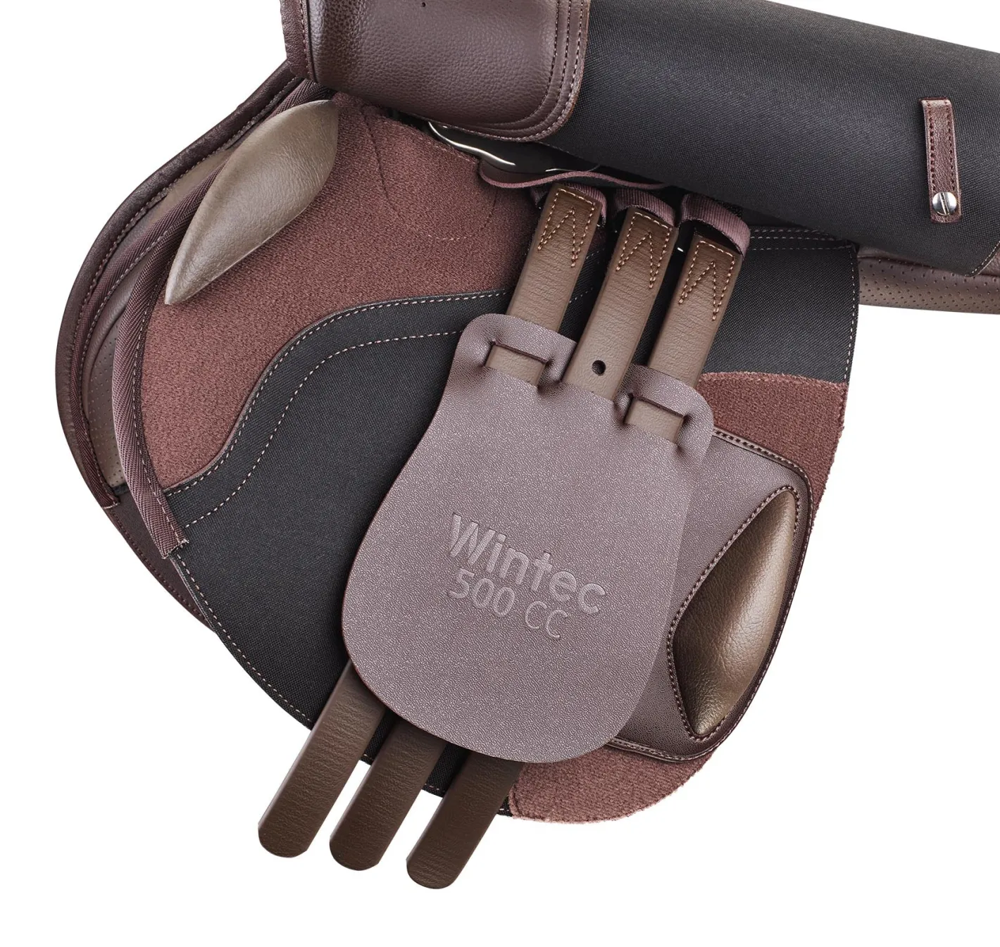 SADDLERY BRANDS INTL Wintec 500 Close Contact Saddle with Flocked Panels