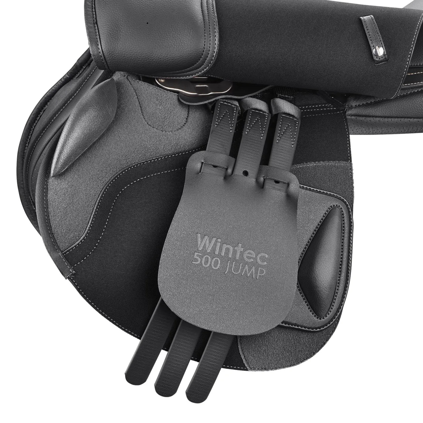 SADDLERY BRANDS INTL Wintec 500 Jump Saddle with Flocked Panels